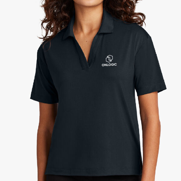 Women's Stretch Jersey Polo Thumbnail